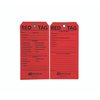 5S Supplies 5S Red Tags Wired, 1000PK 5SRDTG-1000
